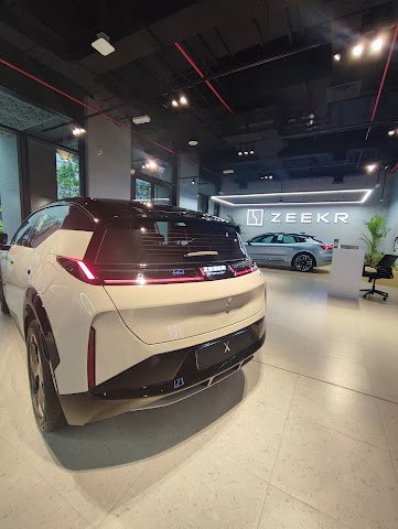 ZEEKR Cars Showroom Blue Lake Motors Co. Doha